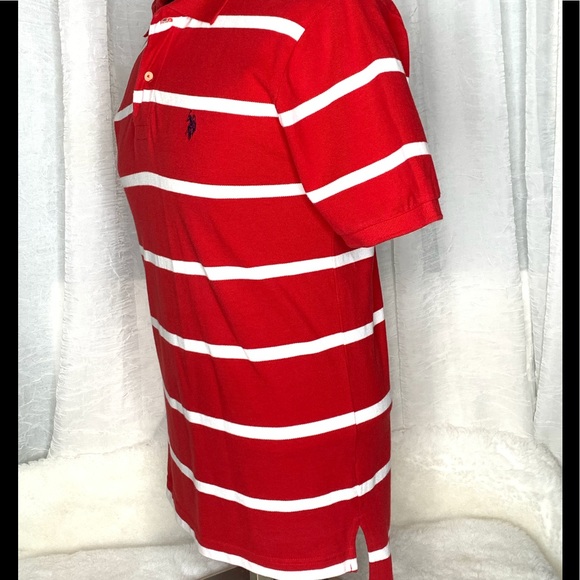 🔴⚪️ U.S. Polo Assn. Sporty Pique Polo Shirt M🔴⚪️ - Picture 4 of 8